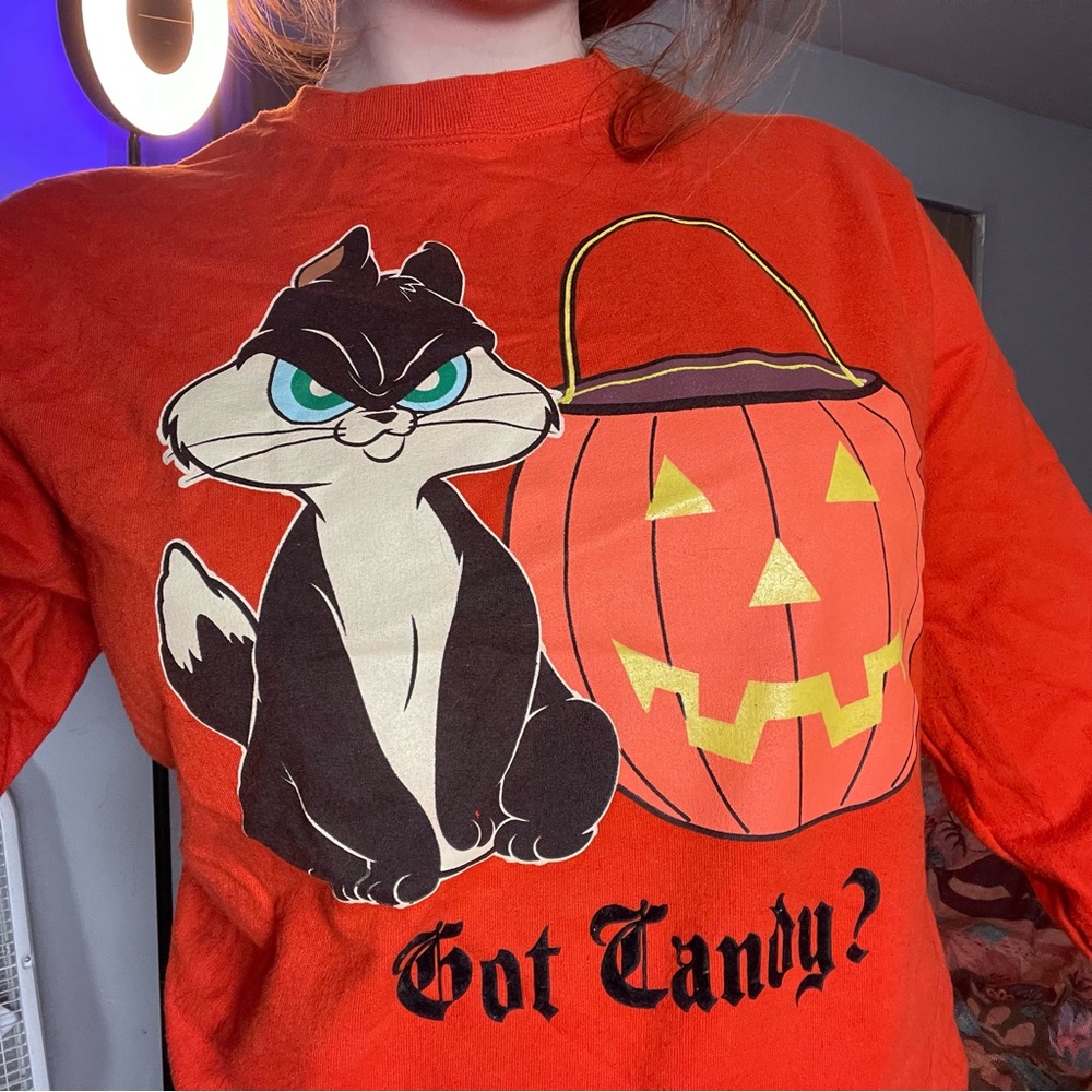 Looney Tunes Penelope Cat Halloween Crewneck